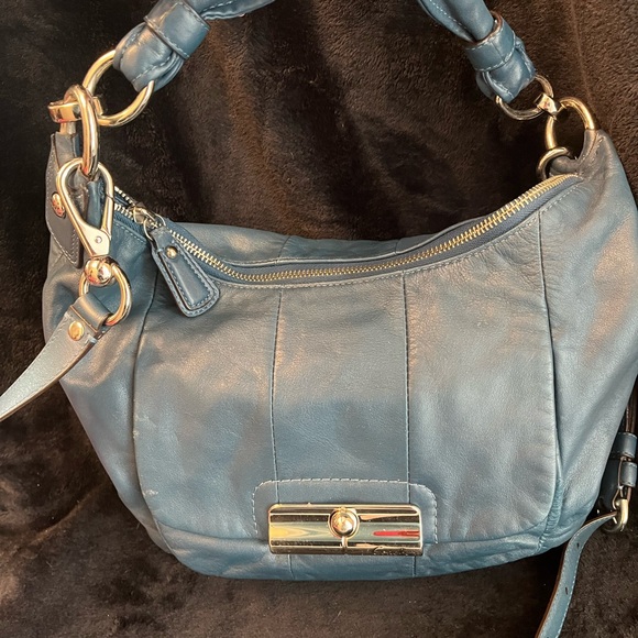 Coach teal purse - Picture 5 of 5